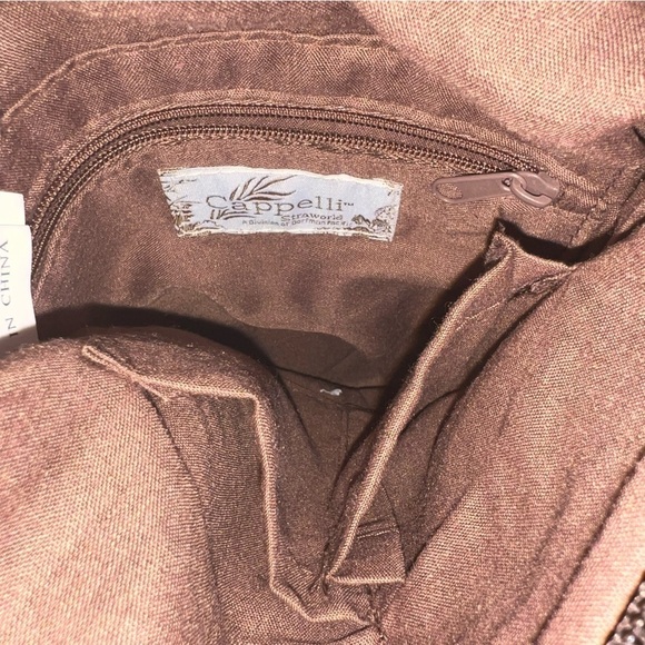 Capelli Brown Shoulder Bag with Jewels and Charms - Picture 7 of 14